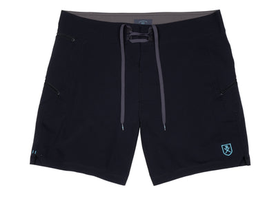 The Spartan Board Shorts -  7" Inseam - Almost Black