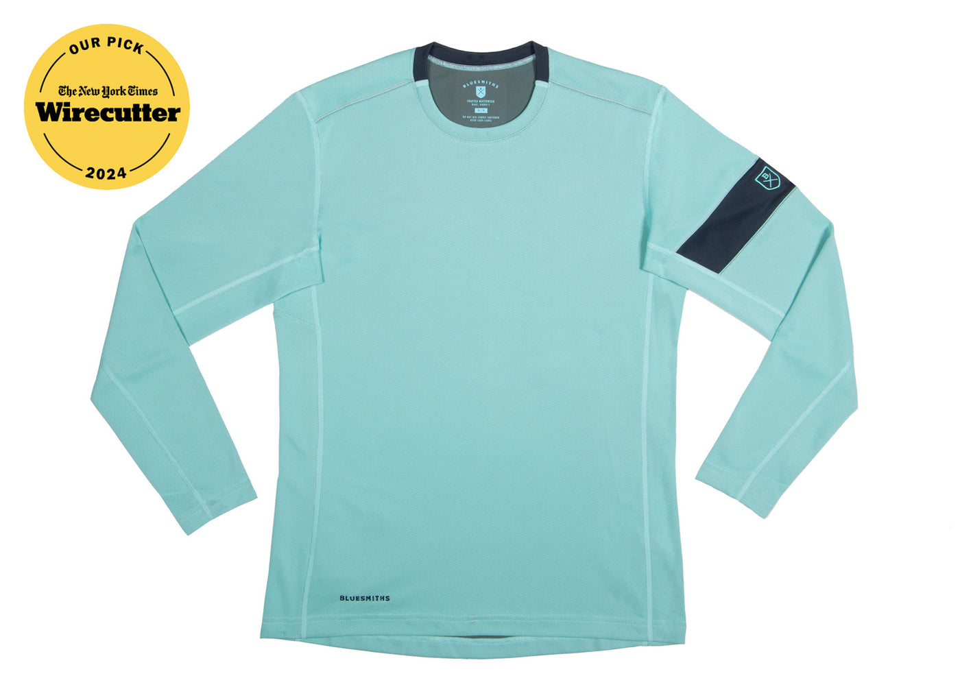 The Kanaha Hydrophobic Shirt for Men - Aqua Blue (Deepsea Blue)