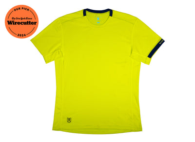 The Lane Hydrophobic Shirt for Men - Electric Yellow