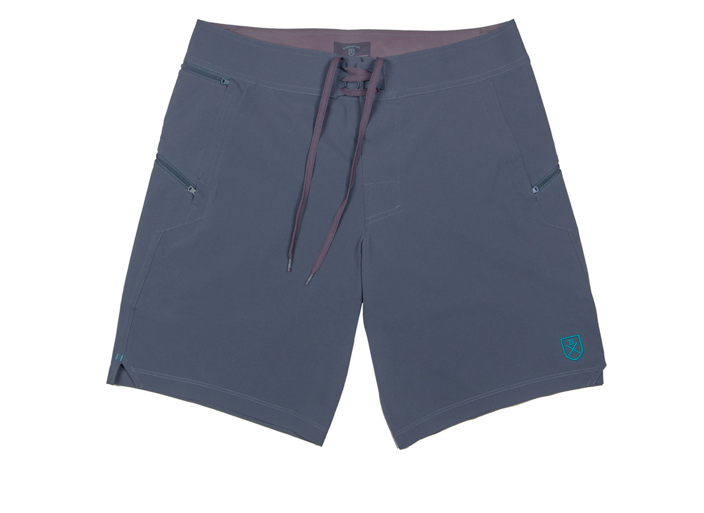 The Spartan Board Shorts -  9" Inseam - Blue Mirage