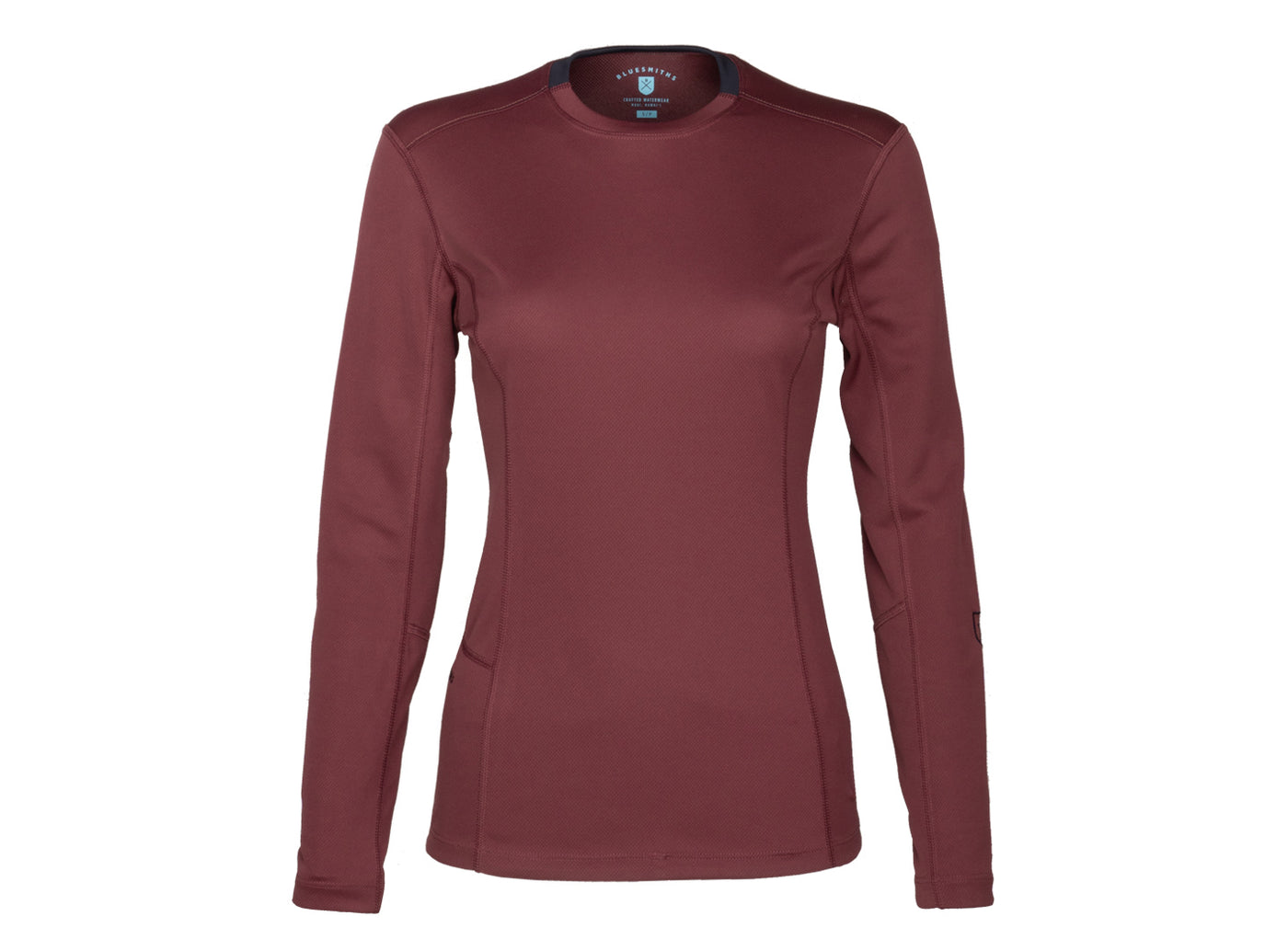 The Kanaha Hydrophobic Shirt for Women - Sunset Red (Rich Navy)