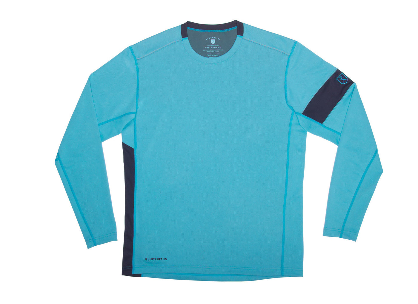 The Kanaha Hydrophobic (Water Repellent) Shirt for Men - Long Sleeve L / Blue Atoll (Rich Navy)